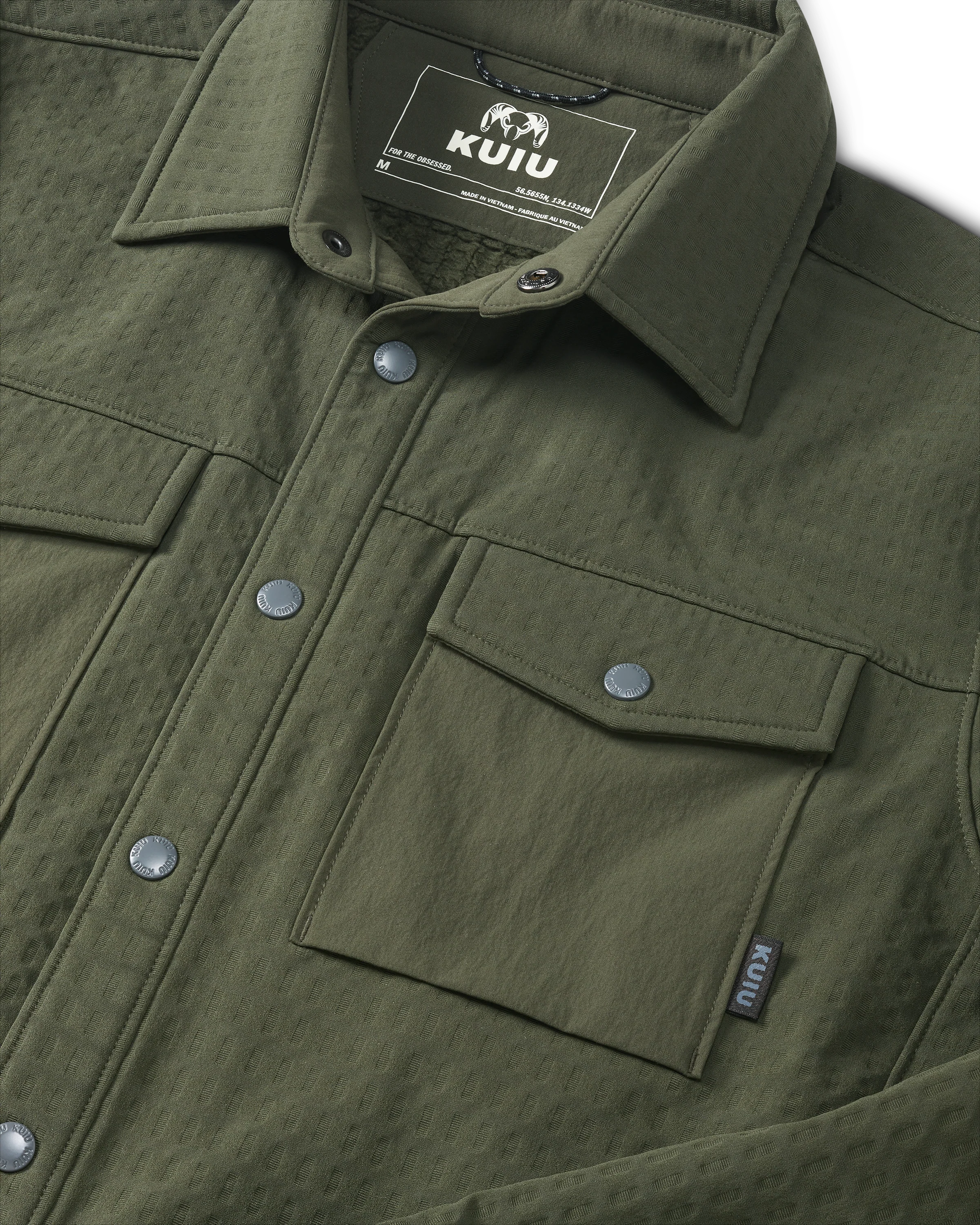 Blockfield Fleece Shirt Jacket | Wildwood - Image 3