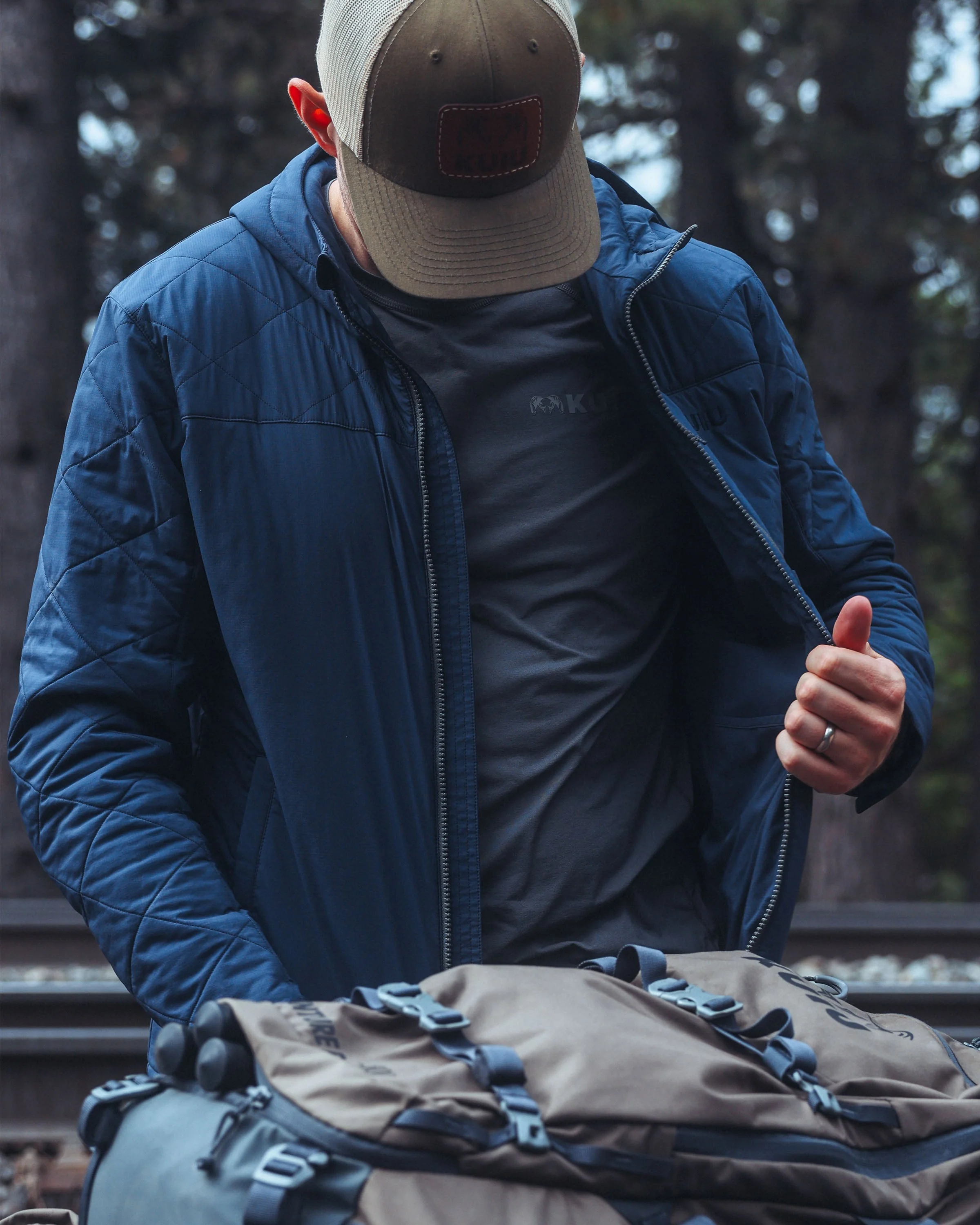 Granby Hooded Jacket | Bourbon - Image 5