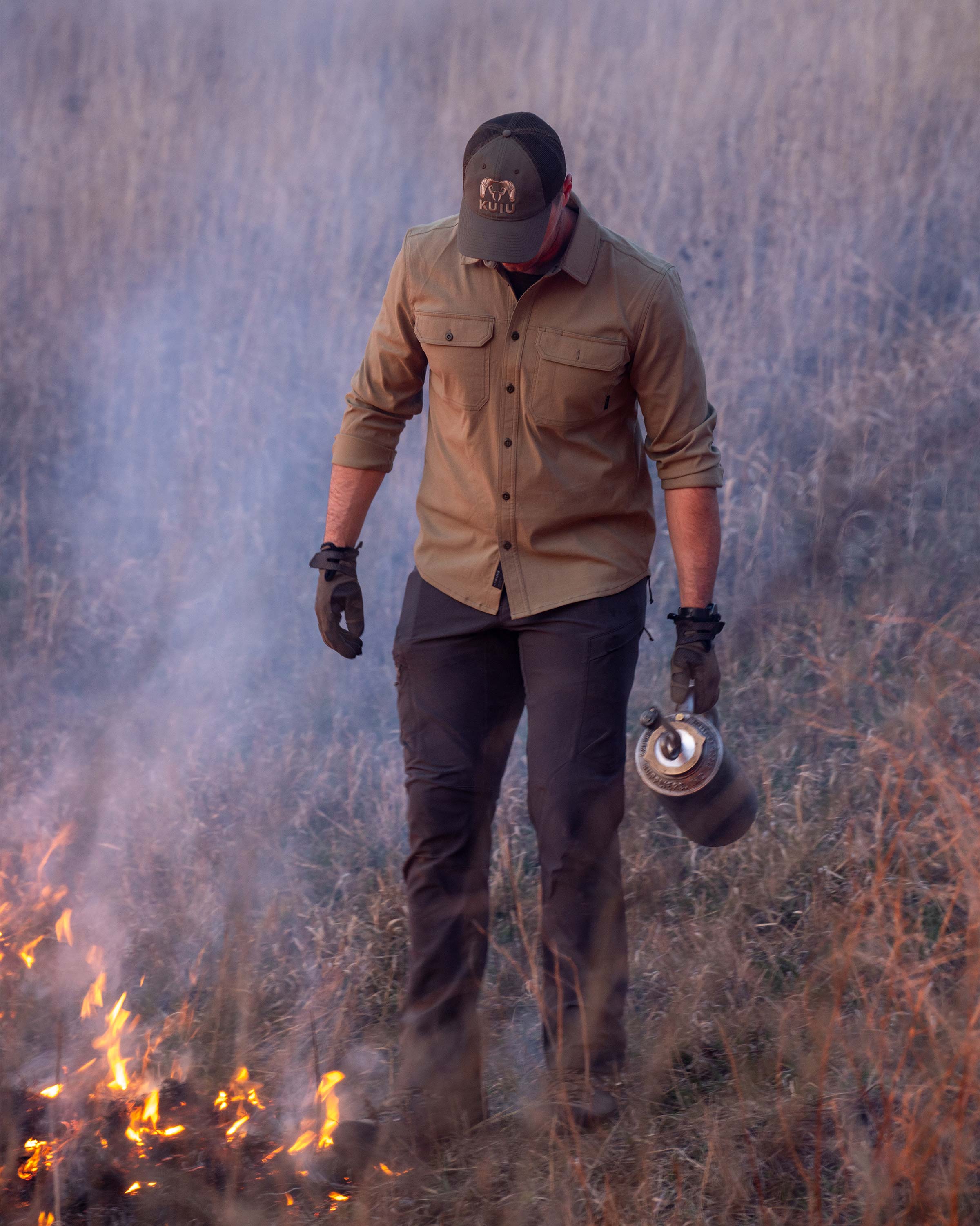 Motive LS Workgrade Shirt | Gunmetal - Image 7