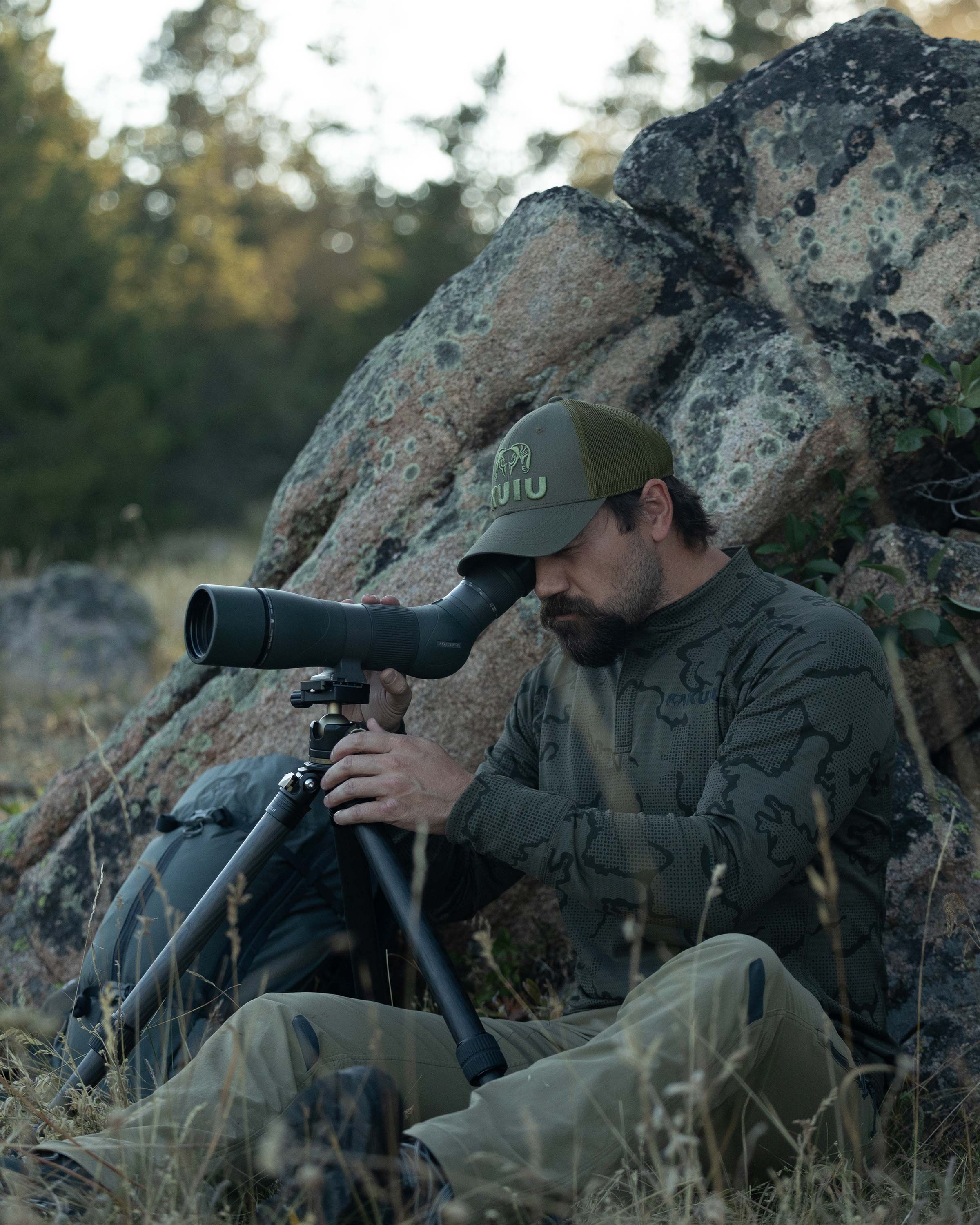 Ridgepoint Fleece Henley | Black Tonal - Image 7