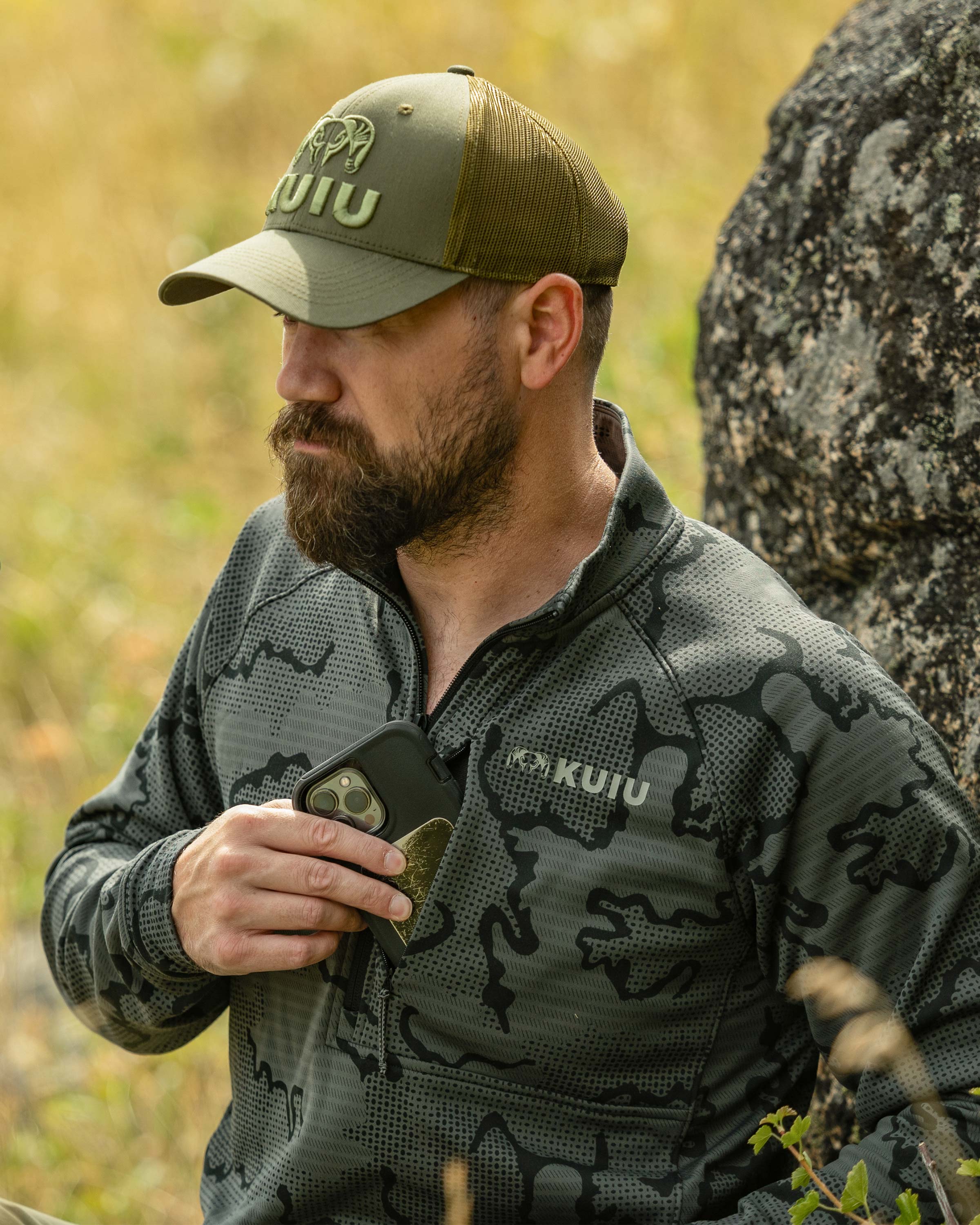 Ridgepoint Fleece Zip-T | Ash Tonal - Image 6